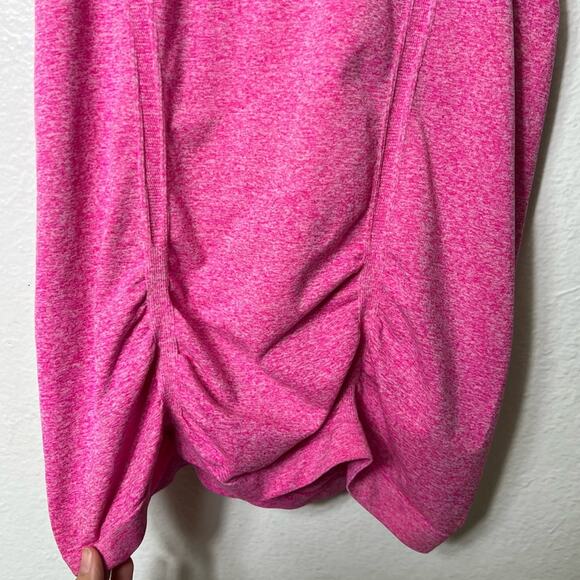 ATHLETA PINK FASTEST TRACK WOMEN ACTIVEWEAR WORKOUT SPANDEX TANK TOP SIZE MEDIUM - Picture 5 of 5